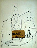 Papiers Colles 1910-1914 (Bouteille De Rhum Paille, Verre Et Le Jour 1966 Limited Edition Print by Pablo Picasso - 0