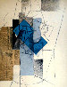 Papiers Colles 1910-1914 (Tete D'homme Au Chapeau) 1966 Limited Edition Print by Pablo Picasso - 0