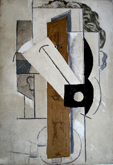 Papiers Colles 1910-1914 (Tete De Jeune Fille a La Colombe) 1966 Limited Edition Print - Pablo Picasso Papiers Colles 1910-1914 (Tete De Jeune Fille a La Colombe) 1966 Limited Edition Print - Pablo Picasso