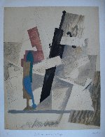 Papiers Colles 1910-1914 (Bouteille, Guitare Et Pipe) 1966 Limited Edition Print by Pablo Picasso - 1 Papiers Colles 1910-1914 (Bouteille, Guitare Et Pipe) 1966 Limited Edition Print by Pablo Picasso - 1