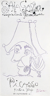 Sala Gaspa, Pintura - Dibujo Poster 1971 Huge 47x39 Limited Edition Print - Pablo Picasso Sala Gaspa, Pintura - Dibujo Poster 1971 Huge 47x39 Limited Edition Print - Pablo Picasso