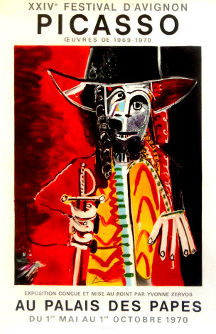 XXIV Festival D'avignon Poster HS 1970 Limited Edition Print - Pablo Picasso