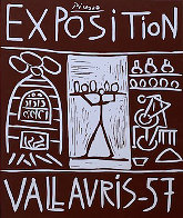 Exposition Vallauris AP 1957 Limited Edition Print by Pablo Picasso - 2 Exposition Vallauris AP 1957 Limited Edition Print by Pablo Picasso - 2