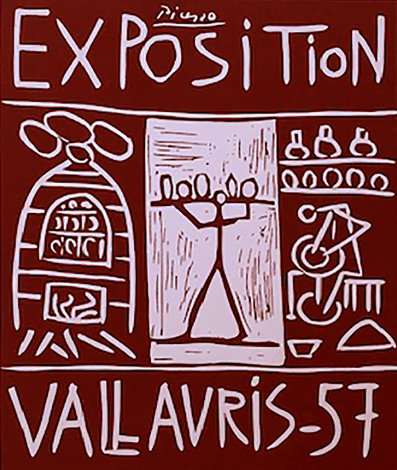 Exposition Vallauris AP 1957 Limited Edition Print - Pablo Picasso