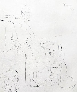 Le Bain De L’enfant 1905 Limited Edition Print - Pablo Picasso Le Bain De L’enfant 1905 Limited Edition Print - Pablo Picasso