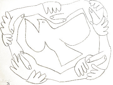 Les Mains Liees II 1952 Limited Edition Print - Pablo Picasso Les Mains Liees II 1952 Limited Edition Print - Pablo Picasso