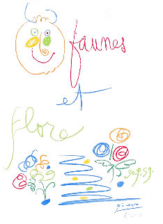 Faunes Et Flore D’antibes 1960 HS Limited Edition Print - Pablo Picasso Faunes Et Flore D’antibes 1960 HS Limited Edition Print - Pablo Picasso