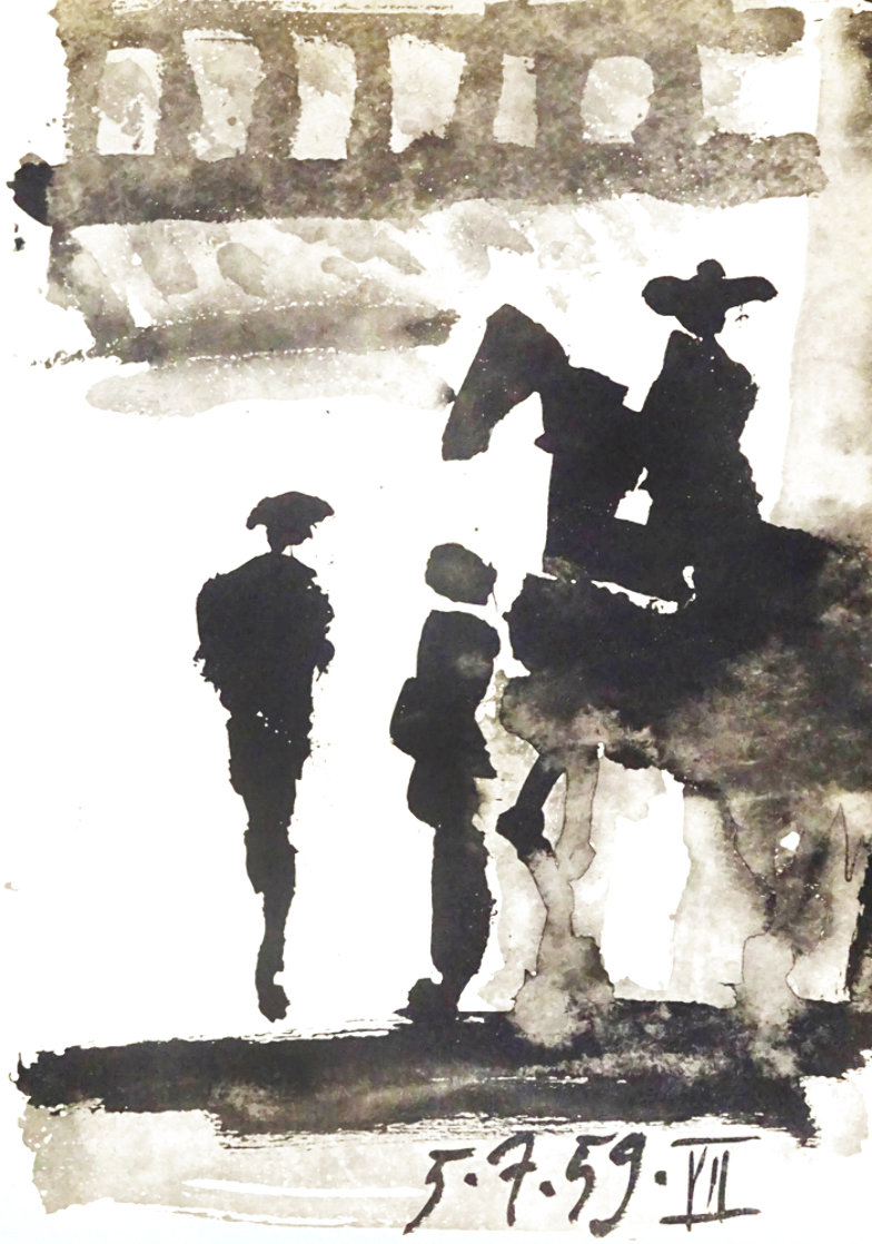 Toros Y Toreros Bullfighter 1959 Limited Edition Print by Pablo Picasso Toros Y Toreros Bullfighter 1959 Limited Edition Print by Pablo Picasso