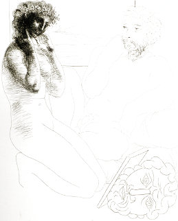 Sculpteur Et Modele Agenouille 1933 HS Limited Edition Print - Pablo Picasso Sculpteur Et Modele Agenouille 1933 HS Limited Edition Print - Pablo Picasso