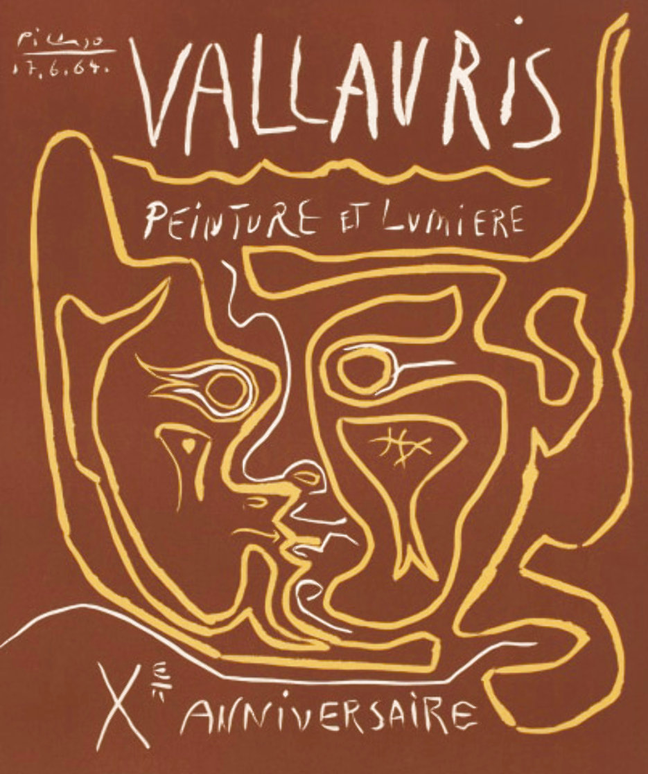 Vallauris, Peinture Et Lumiere, Xᵉ Anniversaire 1964 HS Limited Edition Print by Pablo Picasso