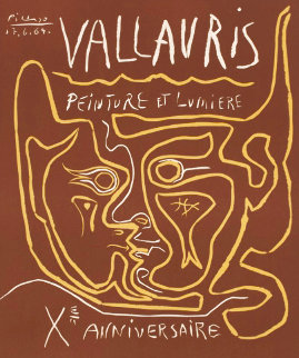 Vallauris, Peinture Et Lumiere, Xᵉ Anniversaire 1964 HS Limited Edition Print - Pablo Picasso Vallauris, Peinture Et Lumiere, Xᵉ Anniversaire 1964 HS Limited Edition Print - Pablo Picasso