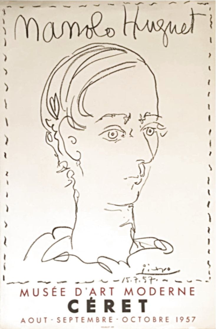 Manolo Hugnet, Affiche Pour Le Musee De Ceret 1957 (Early) Limited Edition Print by Pablo Picasso