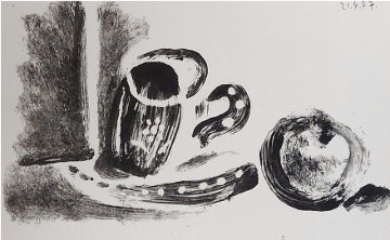 Cup And the Apple 1947 Limited Edition Print - Pablo Picasso