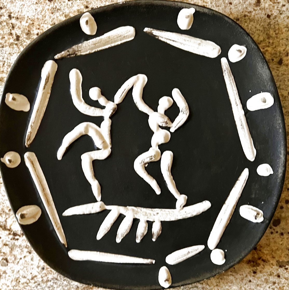 Deux Danseurs 1958 9 in Ceramic  Sculpture by Pablo Picasso