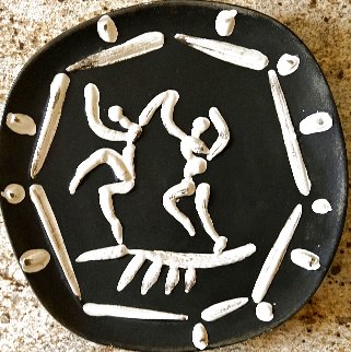 Deux Danseurs 1958 9 in Ceramic  Sculpture - Pablo Picasso