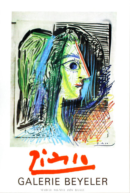 Gallerie Beyerler Exhibition, Basel Switzerland 1970  Limited Edition Print by Pablo Picasso