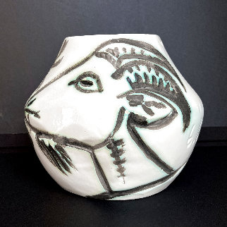 Vase with Goats Ceramic Sculpture 1952 9 in Sculpture - Pablo Picasso