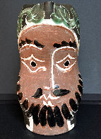 Bearded Man Ceramic Pitcher Sculpture 1953 15 in Sculpture by Pablo Picasso - 0