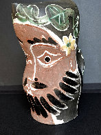 Bearded Man Ceramic Pitcher Sculpture 1953 15 in Sculpture by Pablo Picasso - 2