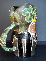 Bearded Man Ceramic Pitcher Sculpture 1953 15 in Sculpture by Pablo Picasso - 4