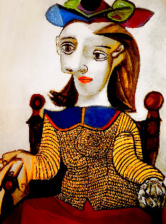 Seated Lady in Brown Limited Edition Print - Pablo Picasso Seated Lady in Brown Limited Edition Print - Pablo Picasso