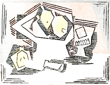Nature Morte Avec Poires 1920 HS Limited Edition Print - Pablo Picasso Nature Morte Avec Poires 1920 HS Limited Edition Print - Pablo Picasso
