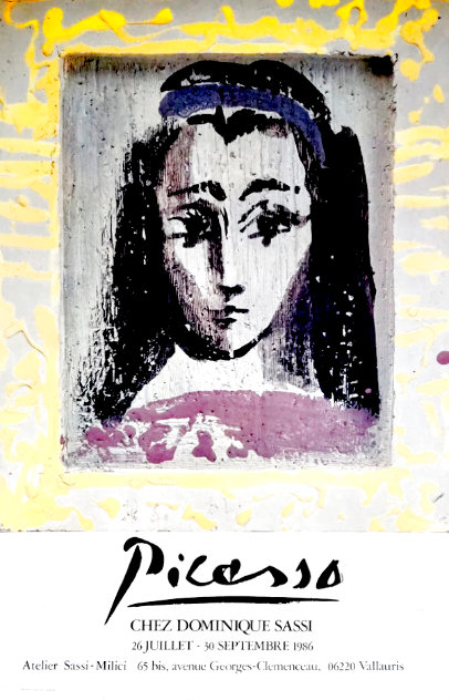 Pablo Chez Dominique Sassi Exhibition Poster 1986 Limited Edition Print by Pablo Picasso