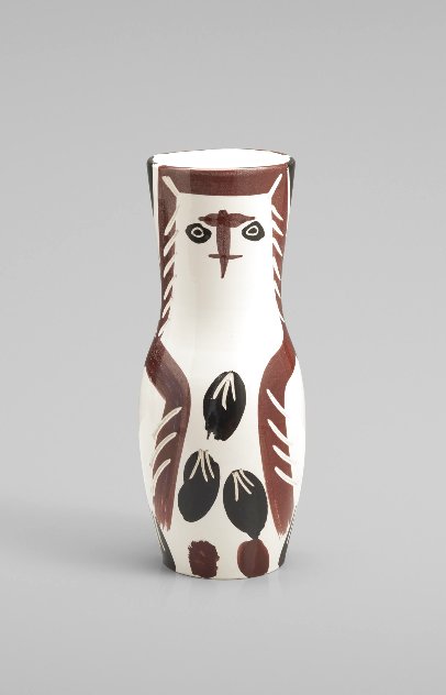 Young Wood Owl / Chouetton Vase 1952 10 in  Sculpture by Pablo Picasso