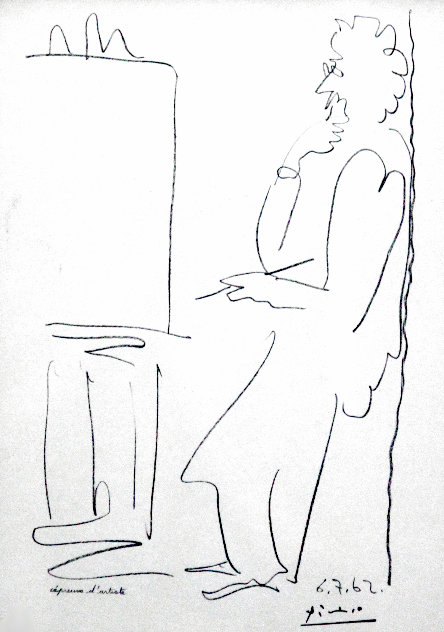 Le Peintre et Son Modele, (The Painter and His Model) AP 1962 Limited Edition Print by Pablo Picasso