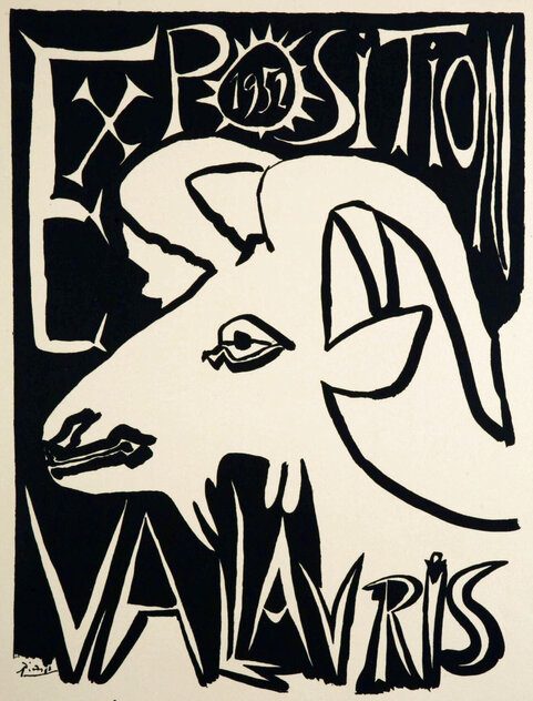 Exposition Vallauris 1952 HS by Pablo Picasso
