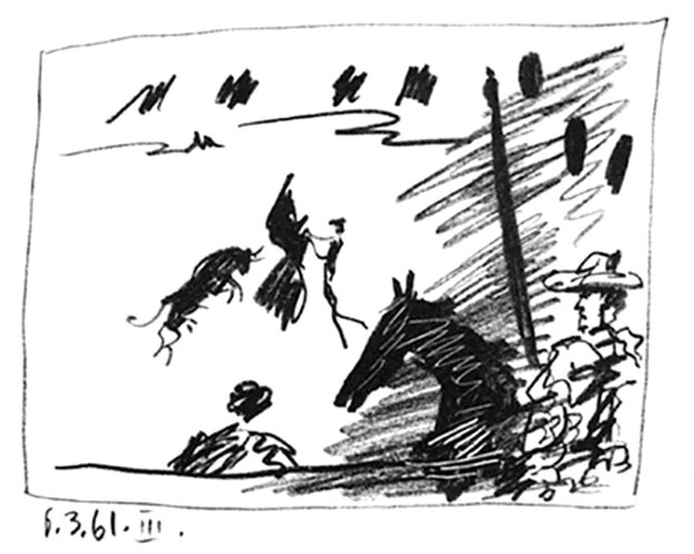 Jeu De La Cape 1961 HS Limited Edition Print - Pablo Picasso
