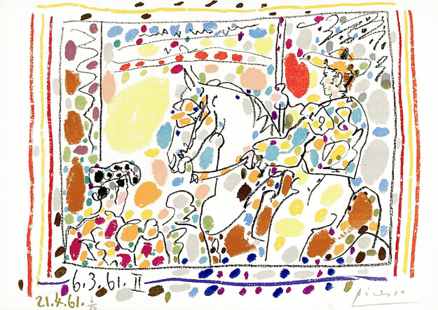 From Los Toros Con Picasso: The Pike II 1961 HS Limited Edition Print - Pablo Picasso