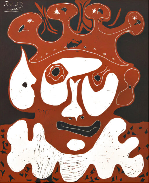 Pablo Chez Dominique Sassi Exhibition Poster 1986 Lithograph