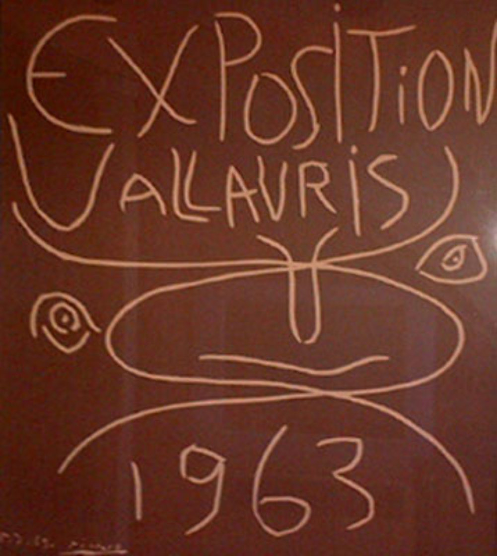 Exposition Vallauris Linocut - 1963 Limited Edition Print by Pablo Picasso