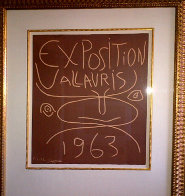 Exposition Vallauris Linocut - 1963 Limited Edition Print by Pablo Picasso - 1