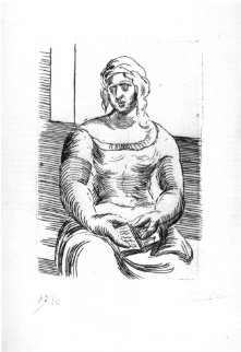 L'Italienne 1918 Limited Edition Print - Pablo Picasso L'Italienne 1918 Limited Edition Print - Pablo Picasso