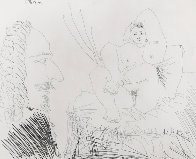 Courtisane Au Lit Avec Un Visiteur, From the 347 Series (Bloch 1553) 1968 HS Limited Edition Print by Pablo Picasso - 0 Courtisane Au Lit Avec Un Visiteur, From the 347 Series (Bloch 1553) 1968 HS Limited Edition Print by Pablo Picasso - 0