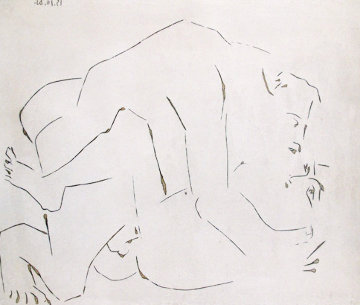 l'Etreinte, I (B. 1150) 1963 Limited Edition Print - Pablo Picasso l'Etreinte, I (B. 1150) 1963 Limited Edition Print - Pablo Picasso