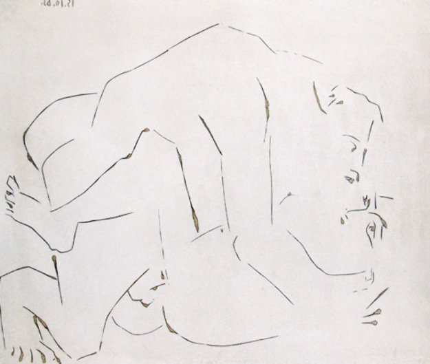 l'Etreinte, I (B. 1150) 1963 Limited Edition Print by Pablo Picasso l'Etreinte, I (B. 1150) 1963 Limited Edition Print by Pablo Picasso