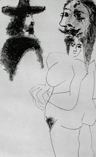 Beau Gentilhomme Espagnol Et Femme (B. 1743) 1968 Limited Edition Print - Pablo Picasso Beau Gentilhomme Espagnol Et Femme (B. 1743) 1968 Limited Edition Print - Pablo Picasso