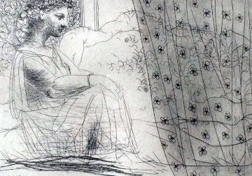 Minotaure Endormi Contemple Par Une Femme From the Vollard Suite 1933  Limited Edition Print - Pablo Picasso