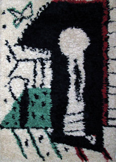 La Serrure Wool Tapestry 1955 86x66 Super Huge Tapestry - Pablo Picasso La Serrure Wool Tapestry 1955 86x66 Super Huge Tapestry - Pablo Picasso