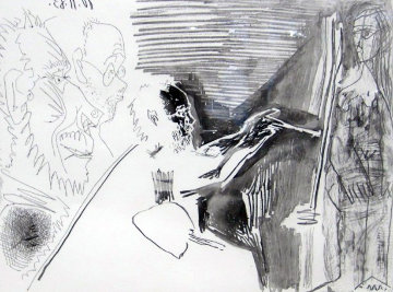 Peinture Au Travail #1 1963 HS Limited Edition Print - Pablo Picasso Peinture Au Travail #1 1963 HS Limited Edition Print - Pablo Picasso