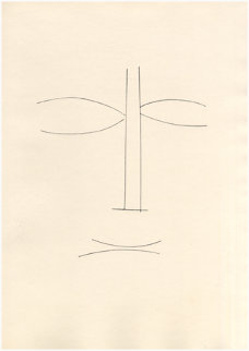 Visage De Face - Corps Perdu 1950 Limited Edition Print - Pablo Picasso Visage De Face - Corps Perdu 1950 Limited Edition Print - Pablo Picasso