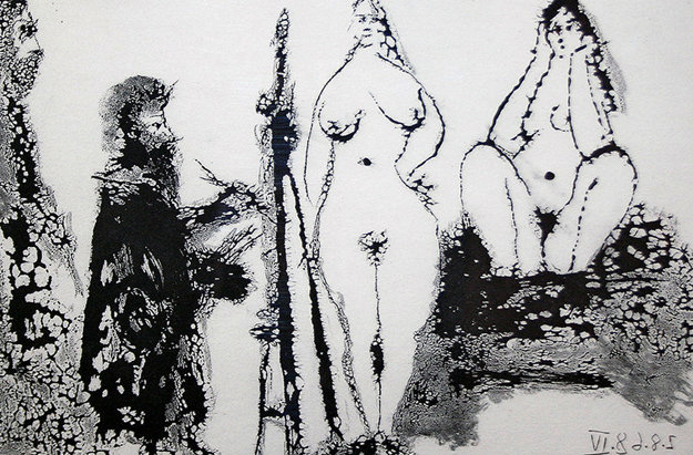 347 Series (Bloch 1715) 1968 Limited Edition Print by Pablo Picasso 347 Series (Bloch 1715) 1968 Limited Edition Print by Pablo Picasso
