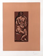 Nu Assis Linocut AP 1962 Limited Edition Print by Pablo Picasso - 1 Nu Assis Linocut AP 1962 Limited Edition Print by Pablo Picasso - 1