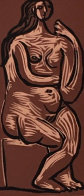 Nu Assis Linocut AP 1962 Limited Edition Print by Pablo Picasso - 0 Nu Assis Linocut AP 1962 Limited Edition Print by Pablo Picasso - 0