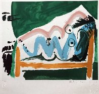 Ne Allongee Et Tete D'homme De Profil Limited Edition Print by Picasso Estate Signed Editions - 1 Ne Allongee Et Tete D'homme De Profil Limited Edition Print by Picasso Estate Signed Editions - 1
