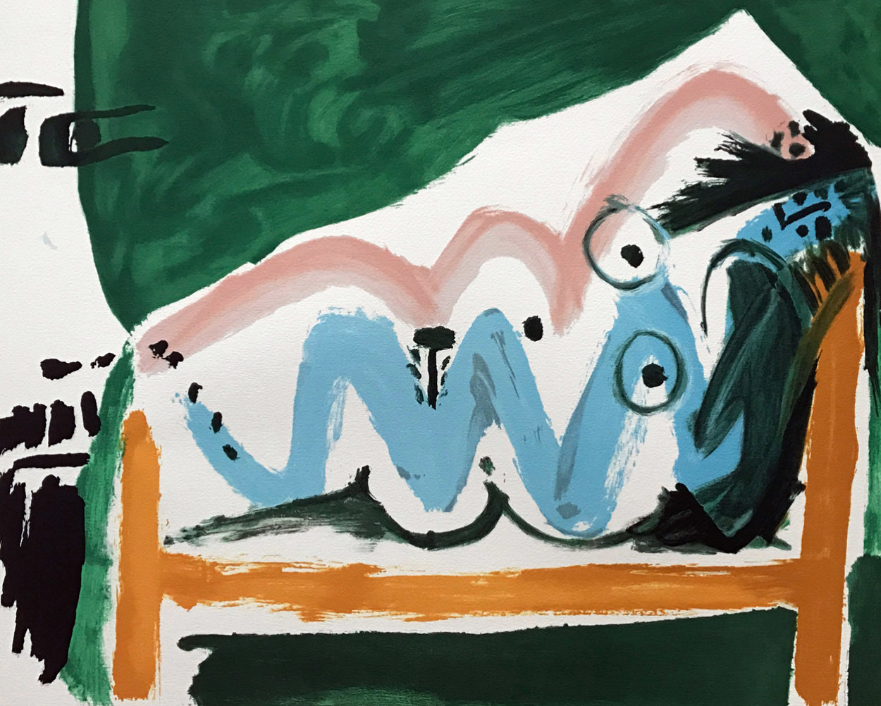 Ne Allongee Et Tete D'homme De Profil Limited Edition Print by Picasso Estate Signed Editions Ne Allongee Et Tete D'homme De Profil Limited Edition Print by Picasso Estate Signed Editions
