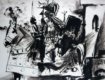 Cavalier En Armure Limited Edition Print - Picasso Estate Signed Editions Cavalier En Armure Limited Edition Print - Picasso Estate Signed Editions